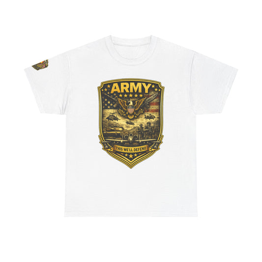 Army Shield Graphic Tee w/ Legacy 5 Brand Crest