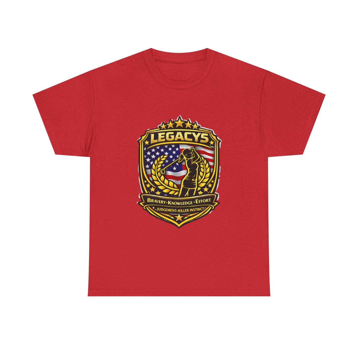 Golf- Female Silhouette -Legacy Shield T-Shirt