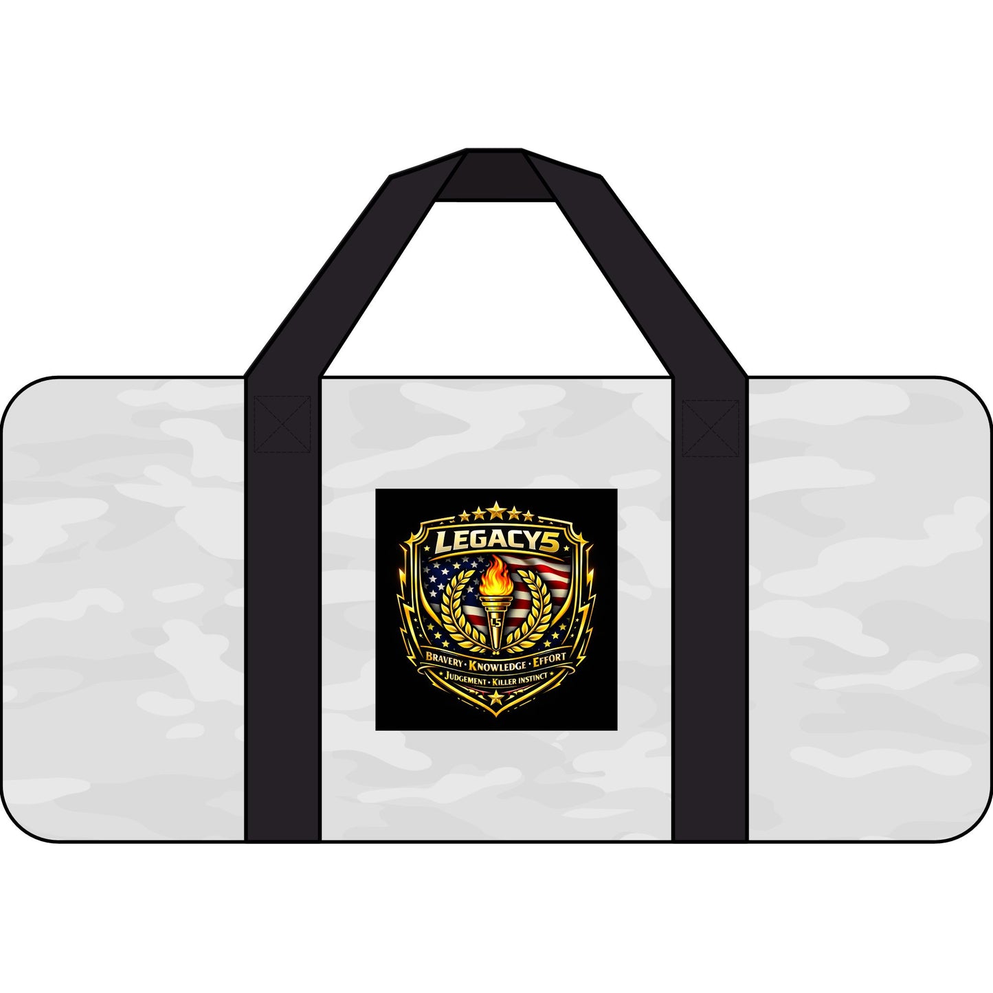 Legacy Shield Tripper Duffel Bag â€” Military-Inspired Travel Gear