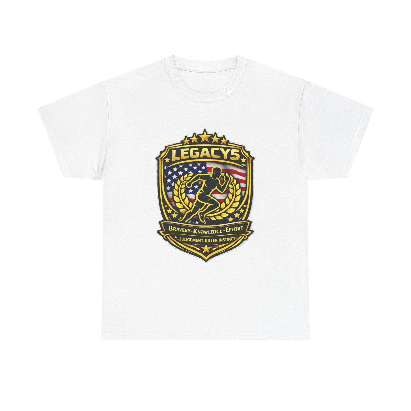 Cross Country / Track - Male Silhouette Legacy Shield T-Shirt