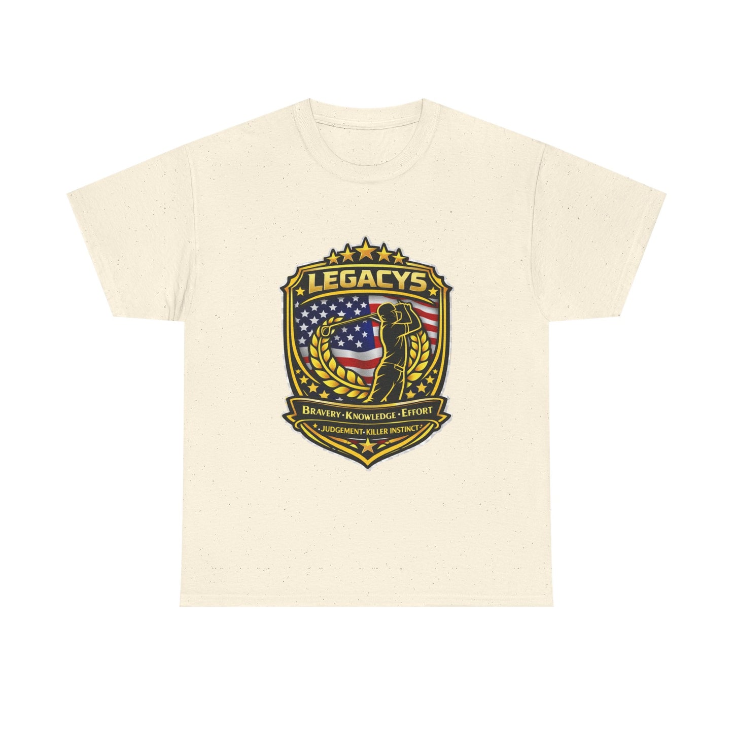 Golf - Male Silhouette Legacy Shield T-Shirt