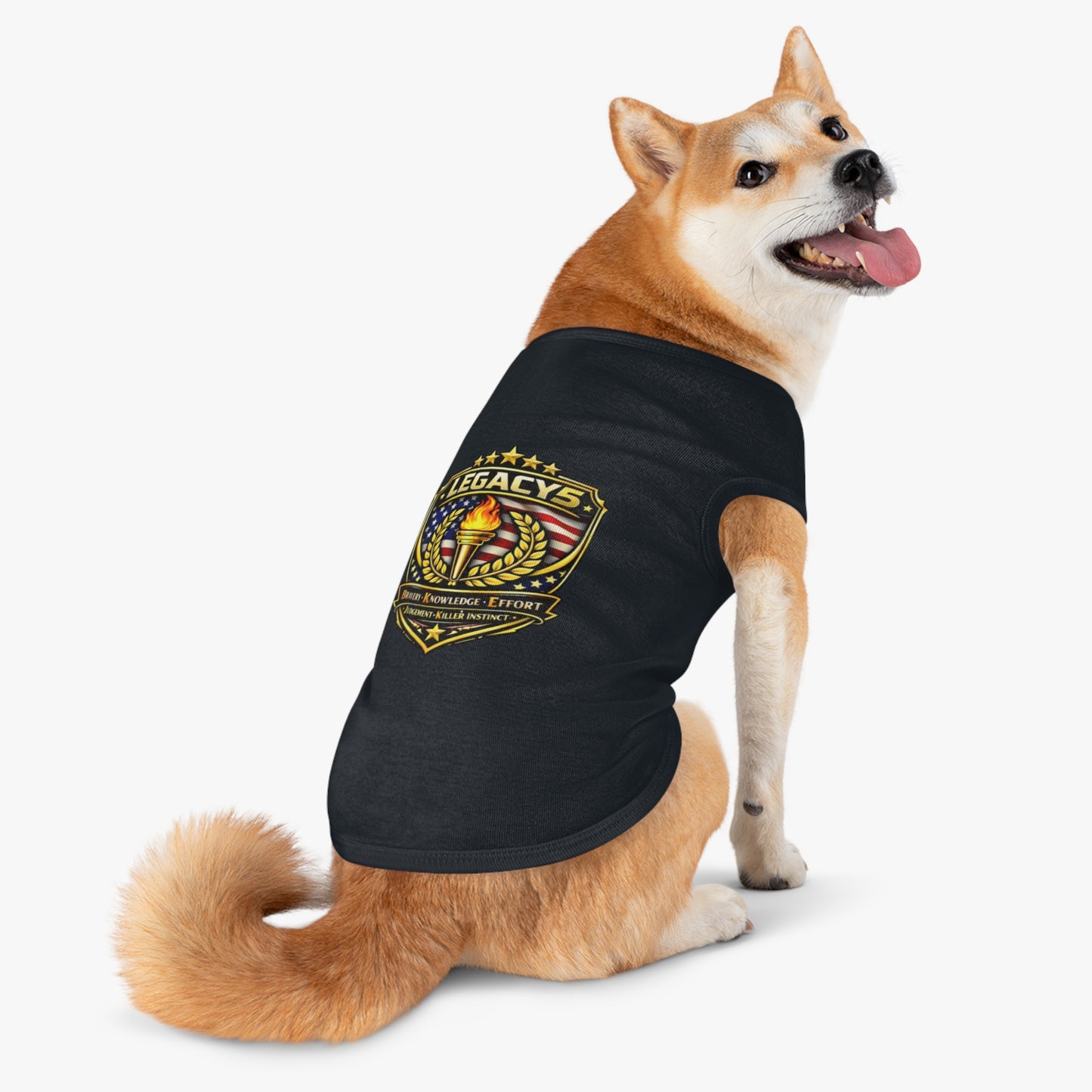 Legacy 5 Brand Crest Pet Tank Top
