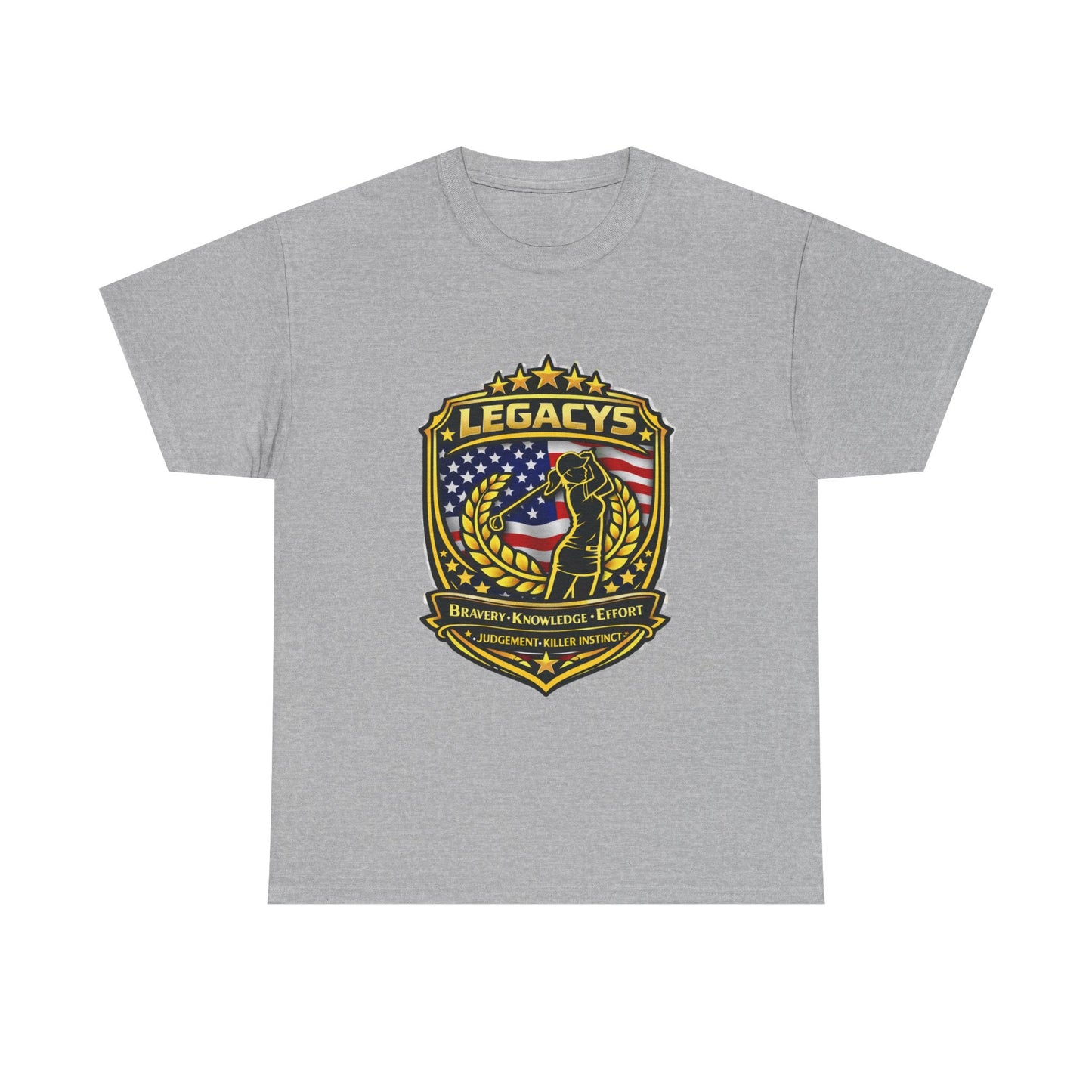 Golf- Female Silhouette -Legacy Shield T-Shirt
