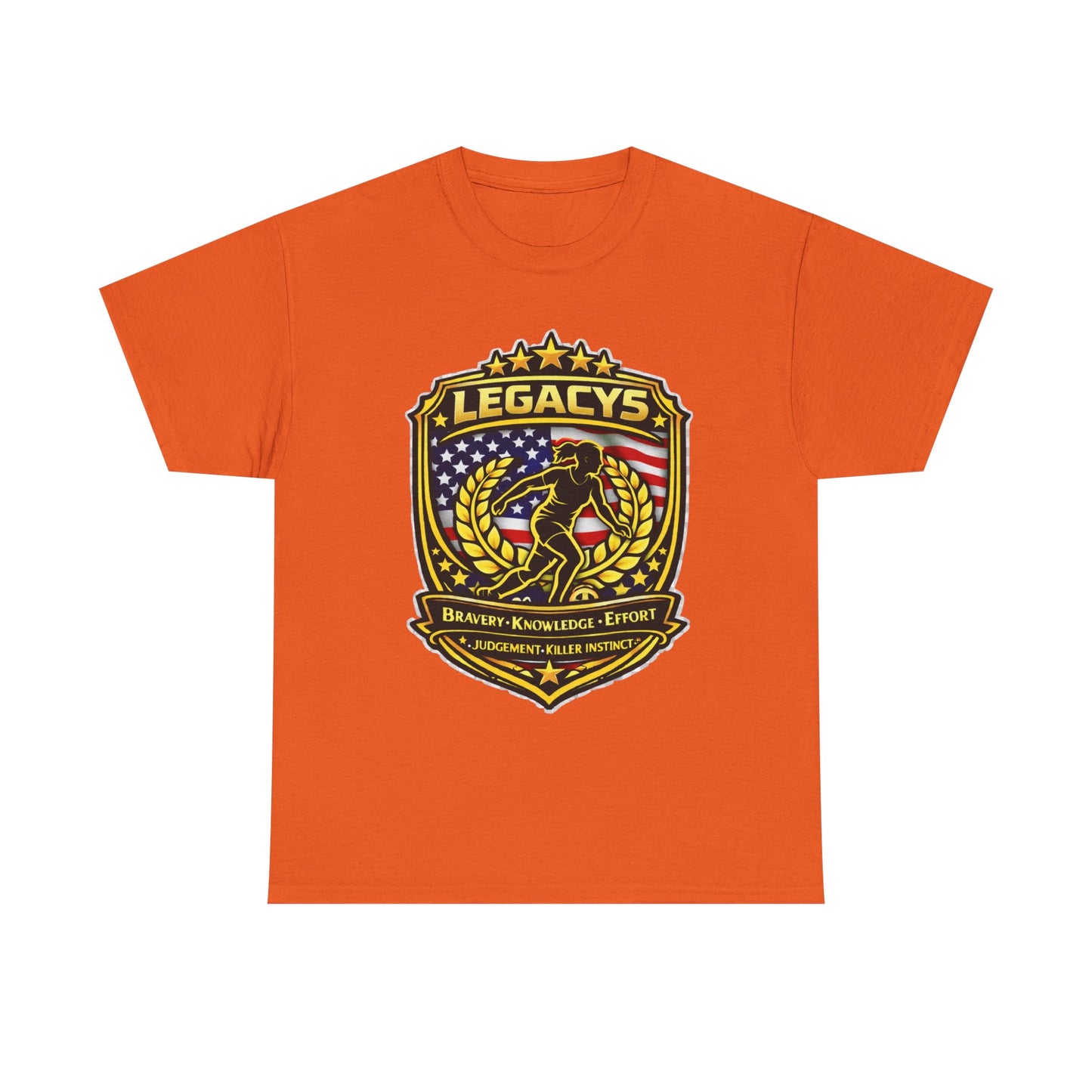 Soccer - Female Silhouette Legacy Shield T-Shirt
