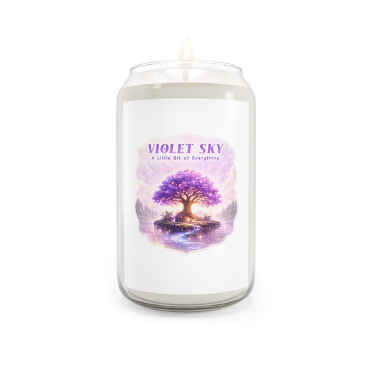 Violet Sky Soy Candle — 13.75oz Scented Jar ("A Little Bit of Everything")