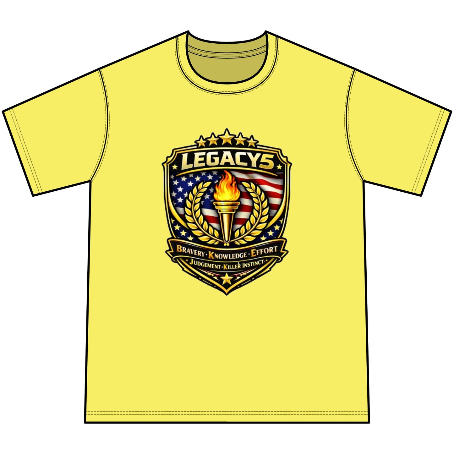 Legacy 5 Crest Tie-Dye Tee — Youth