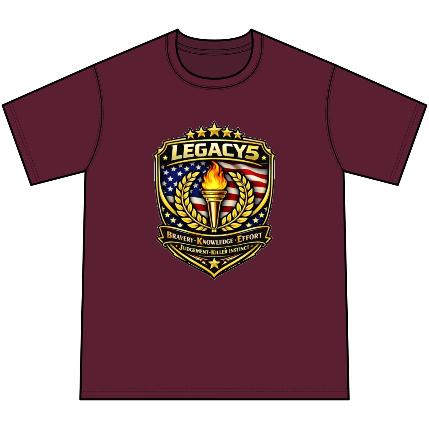 Legacy 5 Crest Tie-Dye Tee — Youth