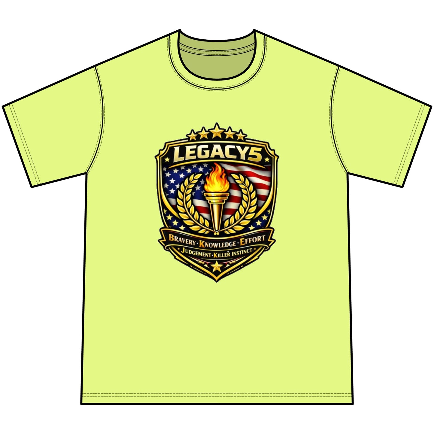 Legacy 5 Crest Tie-Dye Tee — Youth