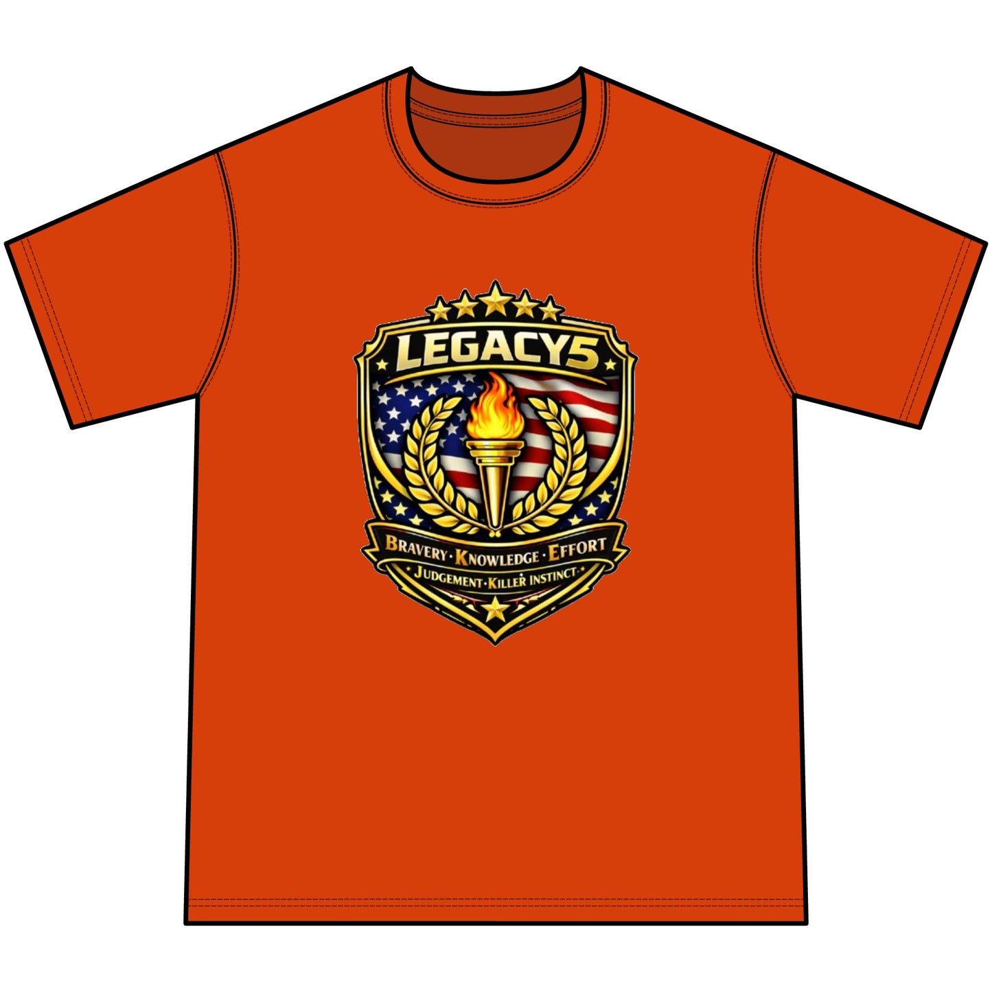 Legacy 5 Crest Tie-Dye Tee — Youth
