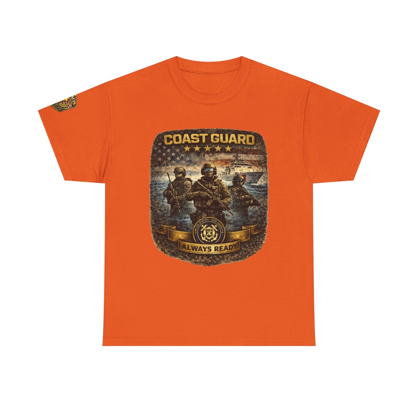Coast Guard "Always Ready" â€” Military Tribute Tee w/ Legacy 5 Brand Crest