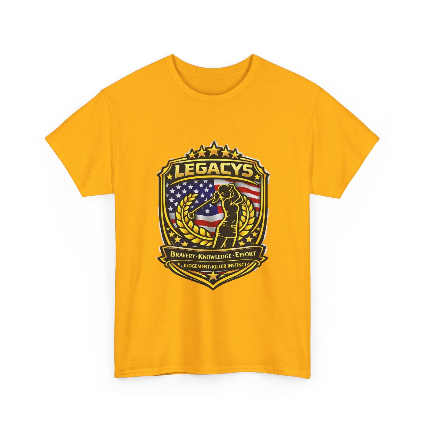 Golf- Female Silhouette -Legacy Shield T-Shirt