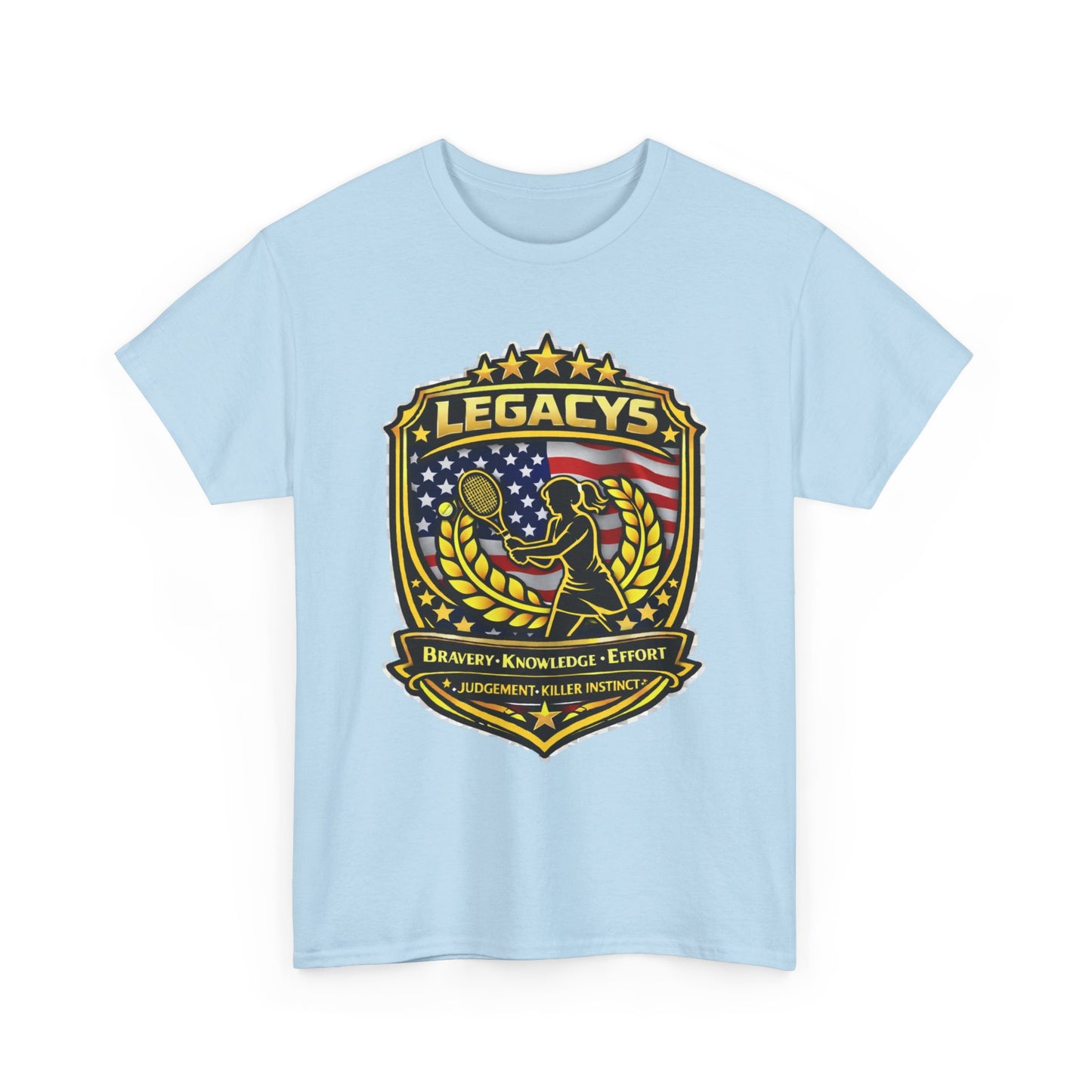 Legacy 5 Shield T-Shirt - Tennis - Female Silhouette