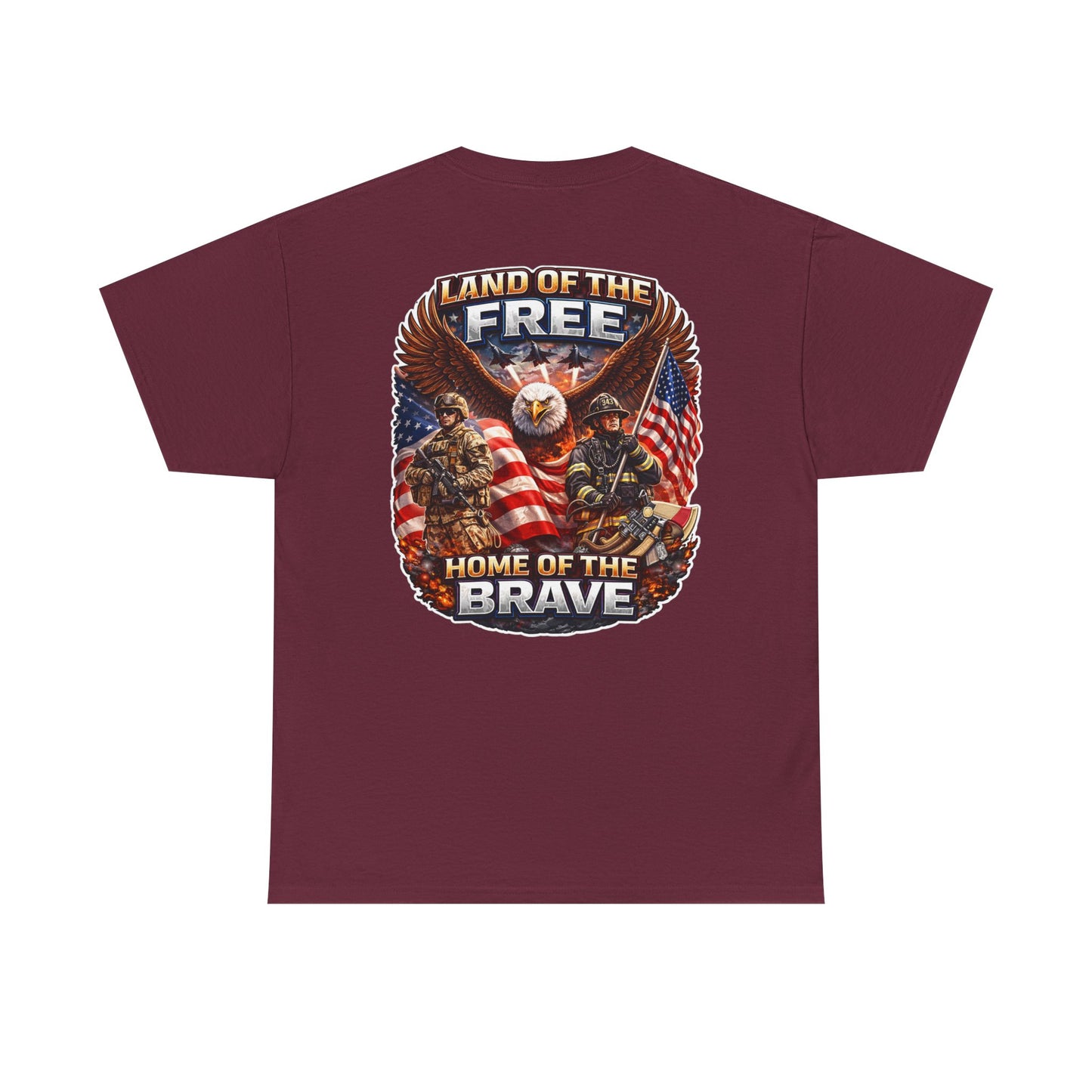 Land of the Free, Home of the Brave Eagle T-Shirt