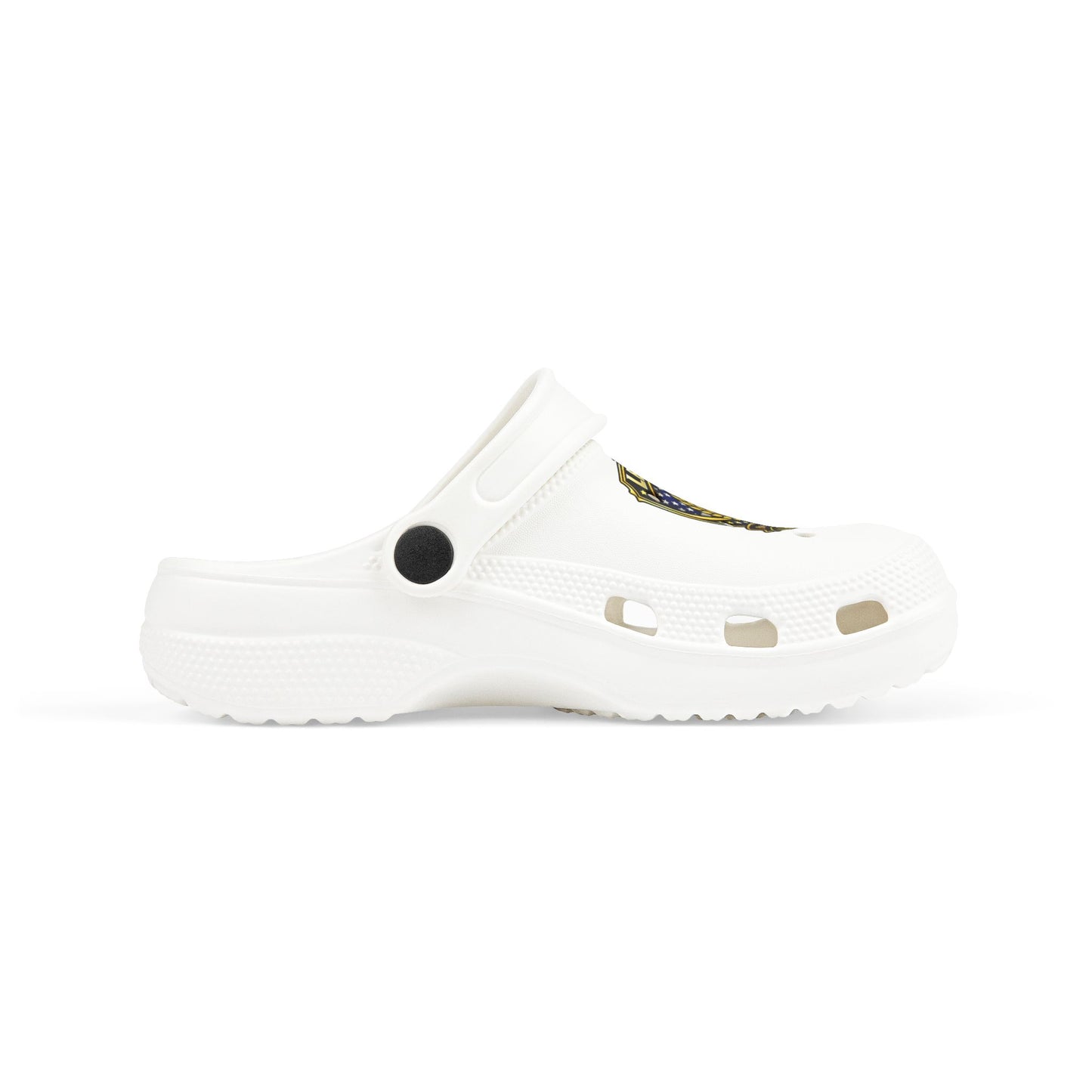 Kids Foam Clogs â€” Patriotic 'Legends' Badge Print