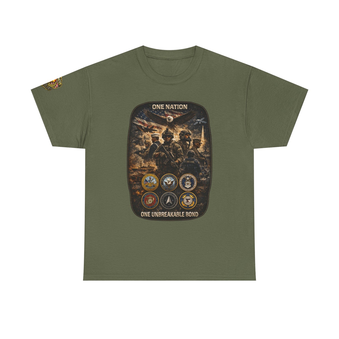 Military "One Nation, One Unbreakable Bond" T-shirt