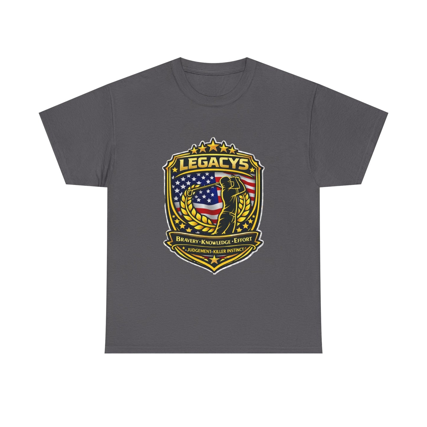 Golf - Male Silhouette Legacy Shield T-Shirt