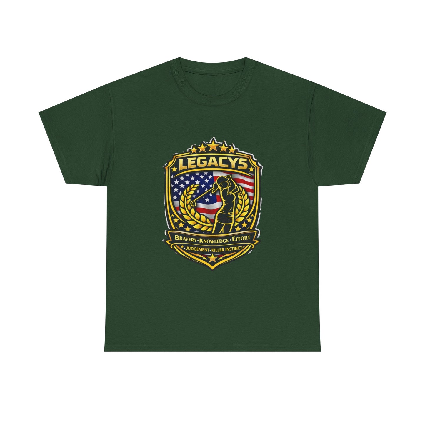 Golf- Female Silhouette -Legacy Shield T-Shirt