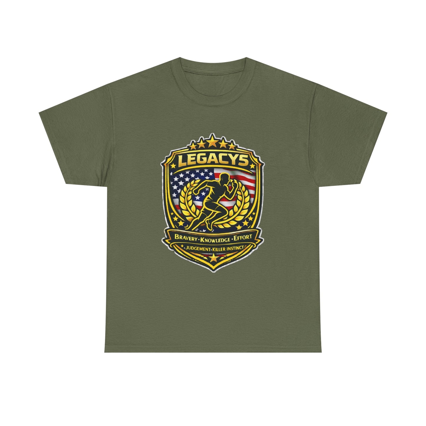 Cross Country / Track - Male Silhouette Legacy Shield T-Shirt