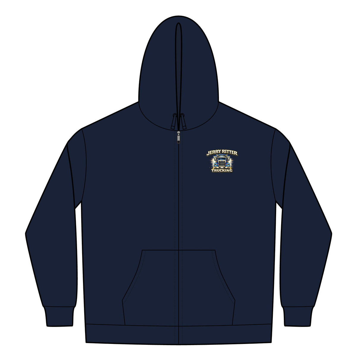 Heavyweight Sherpa-Lined Hooded Fleece Jacket