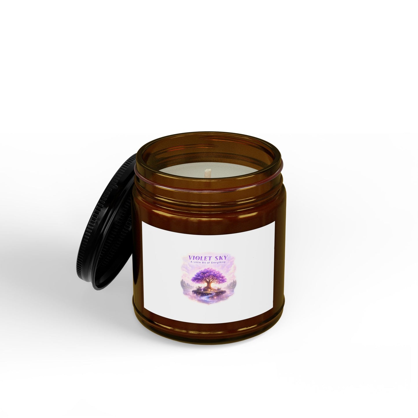 Violet Sky Soy Candle — Aromatherapy Scented Jar (4oz & 9oz)