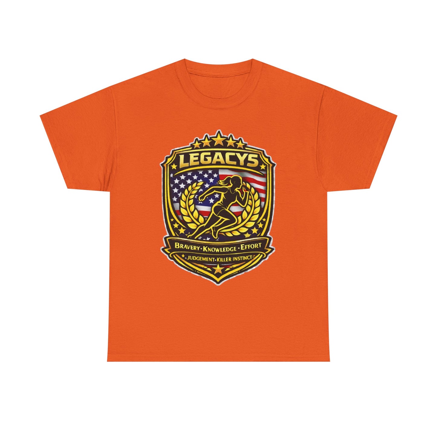 Cross Country/ Track - Female Silhouette Legacy Shield T-Shirt