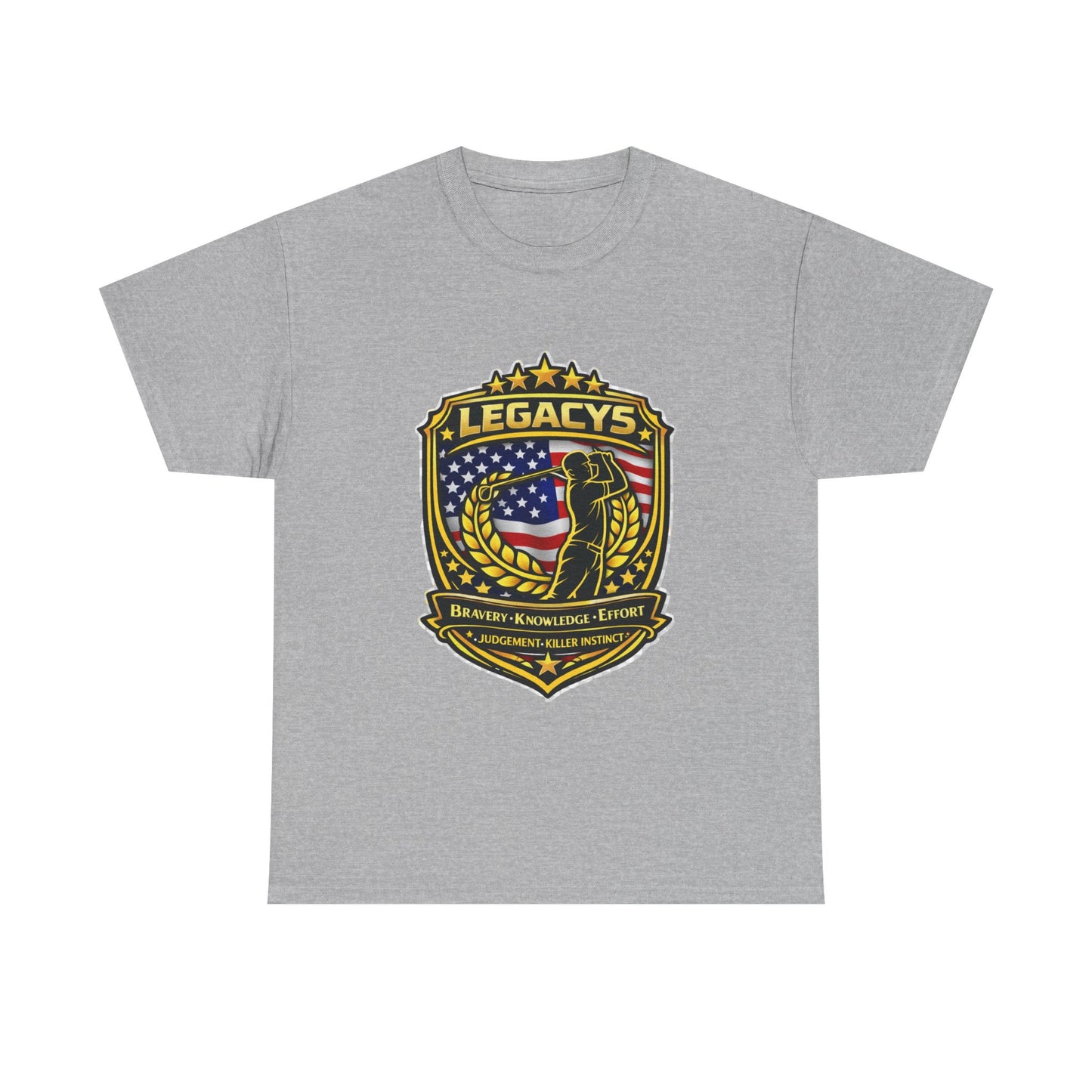 Golf - Male Silhouette Legacy Shield T-Shirt
