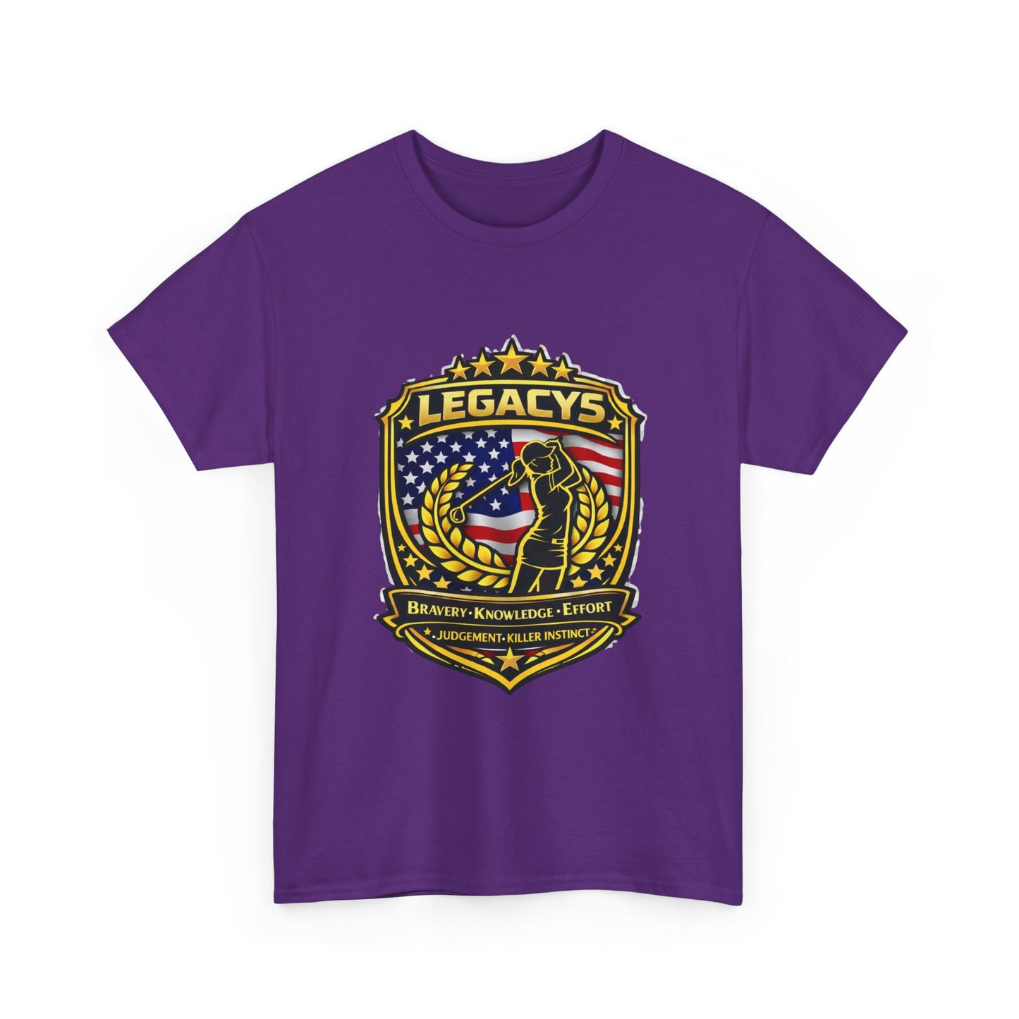 Golf- Female Silhouette -Legacy Shield T-Shirt