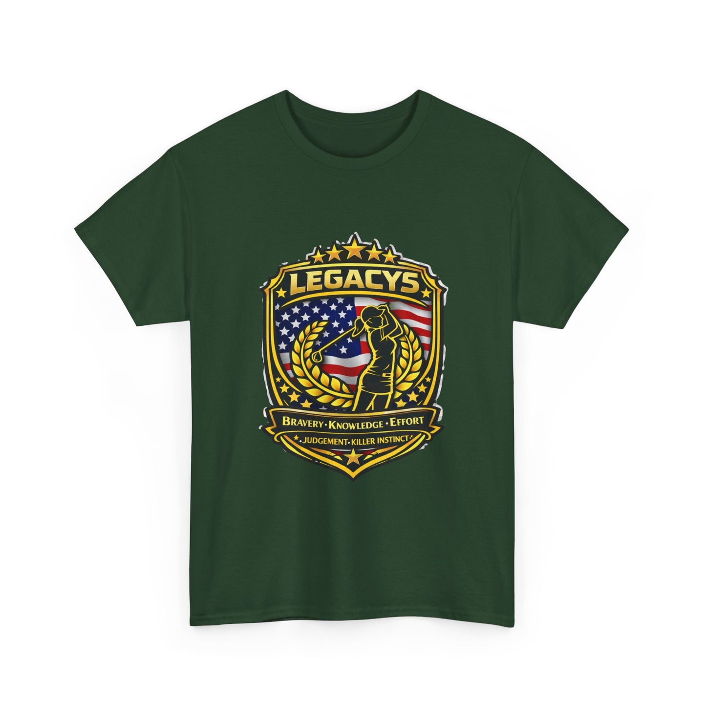 Golf- Female Silhouette -Legacy Shield T-Shirt