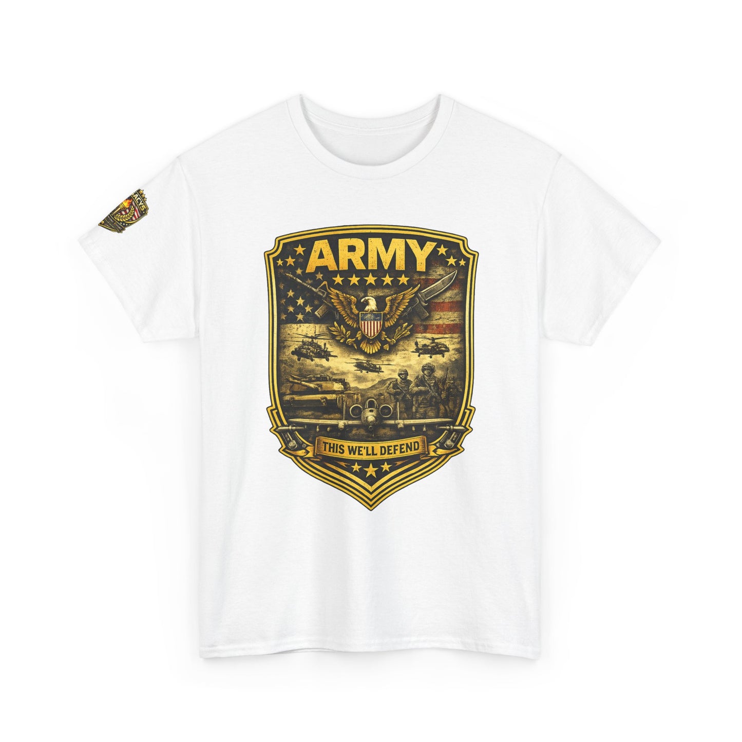Army Shield Graphic Tee w/ Legacy 5 Brand Crest