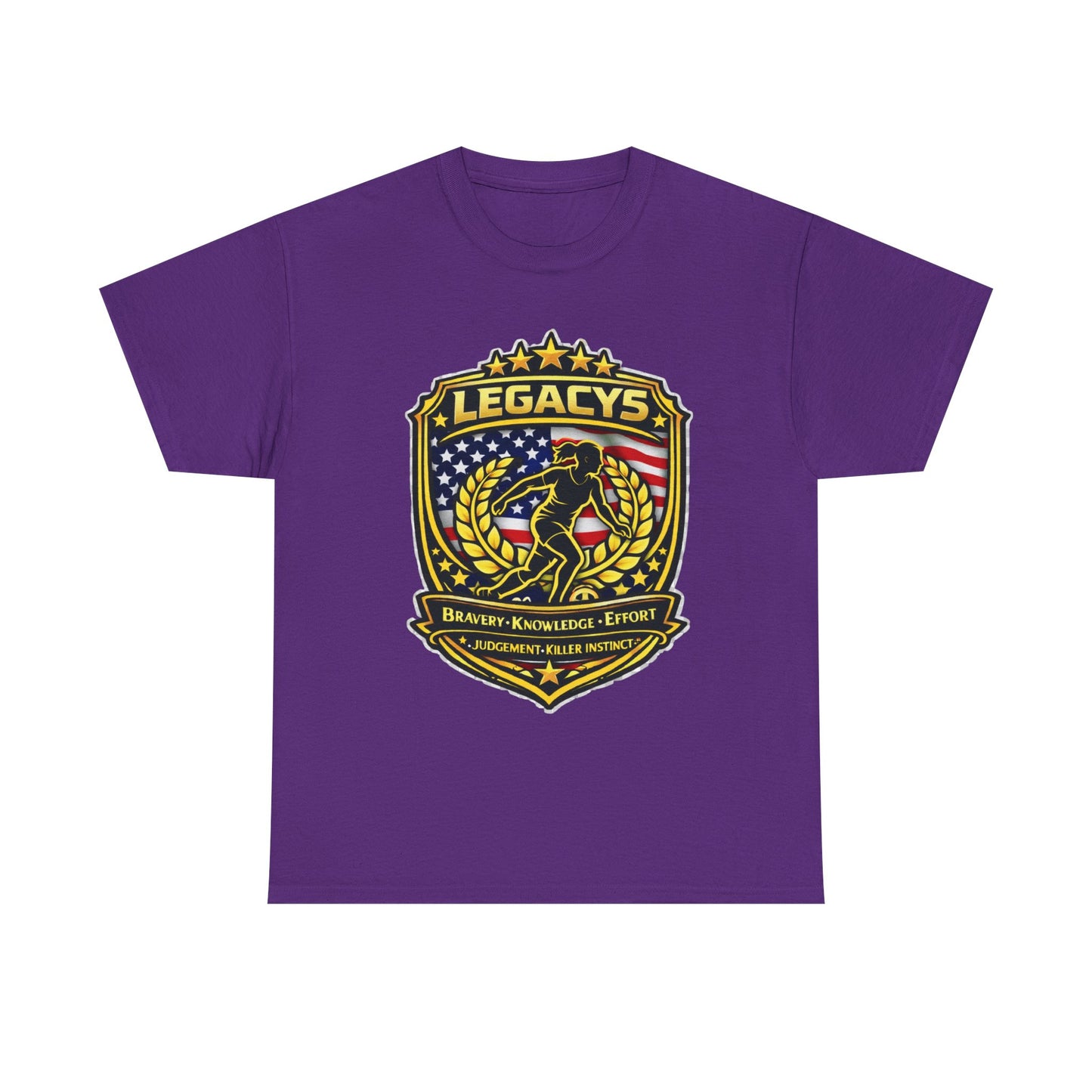 Soccer - Female Silhouette Legacy Shield T-Shirt