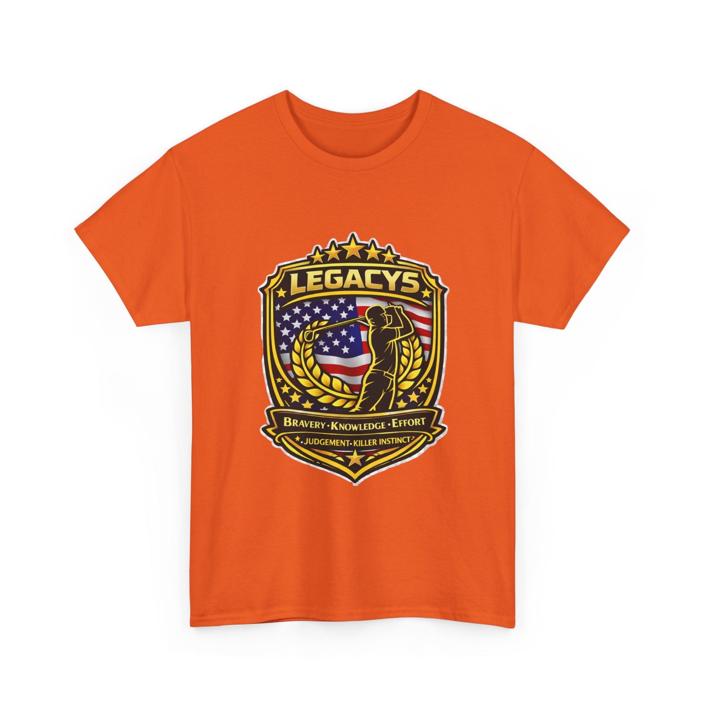 Golf - Male Silhouette Legacy Shield T-Shirt