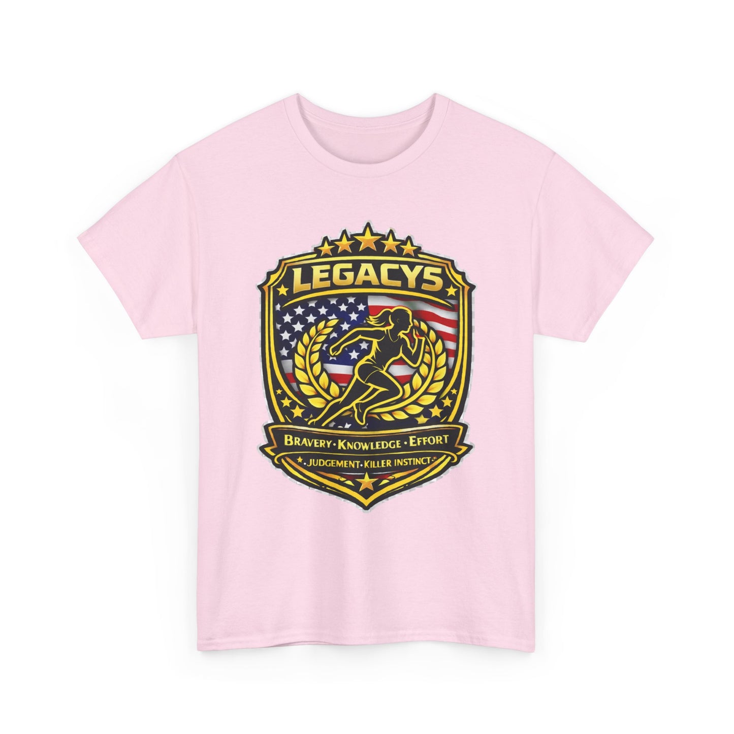 Cross Country/ Track - Female Silhouette Legacy Shield T-Shirt