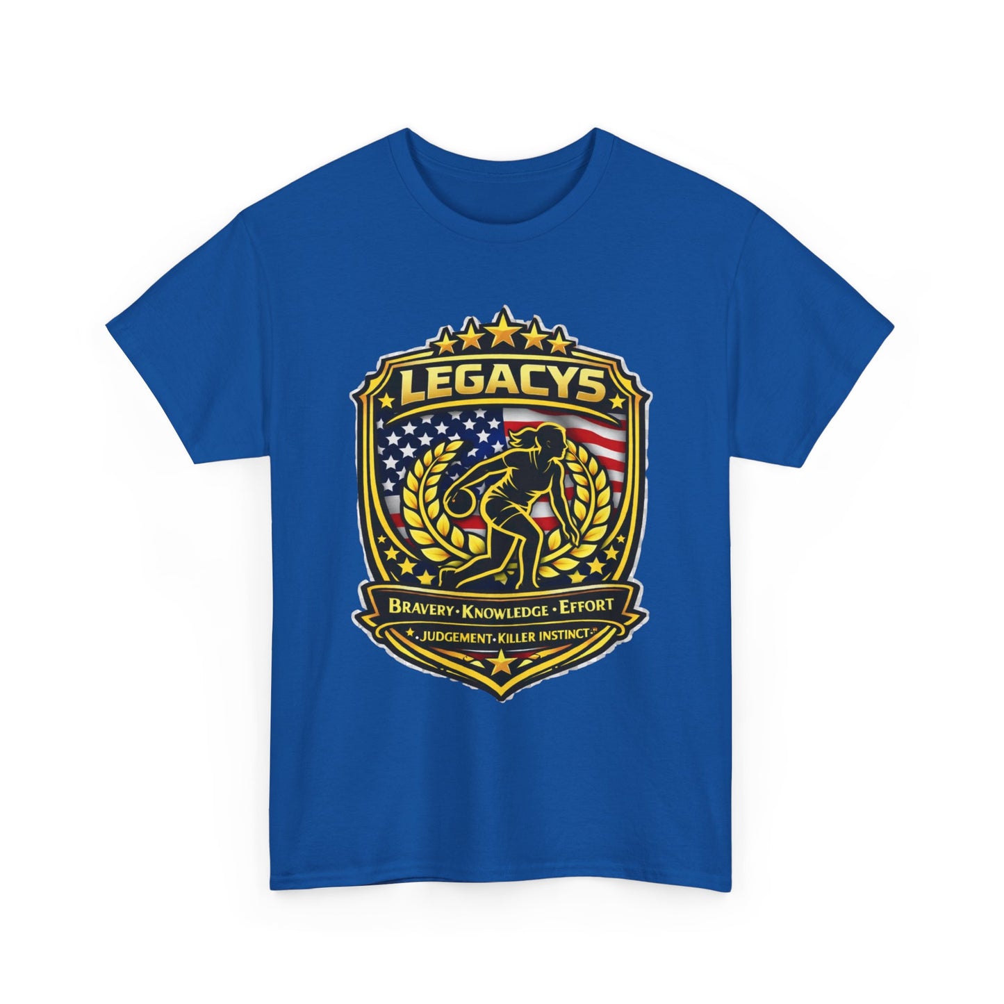 Bowling- Female Sihouette Legacy Shield T-Shirt