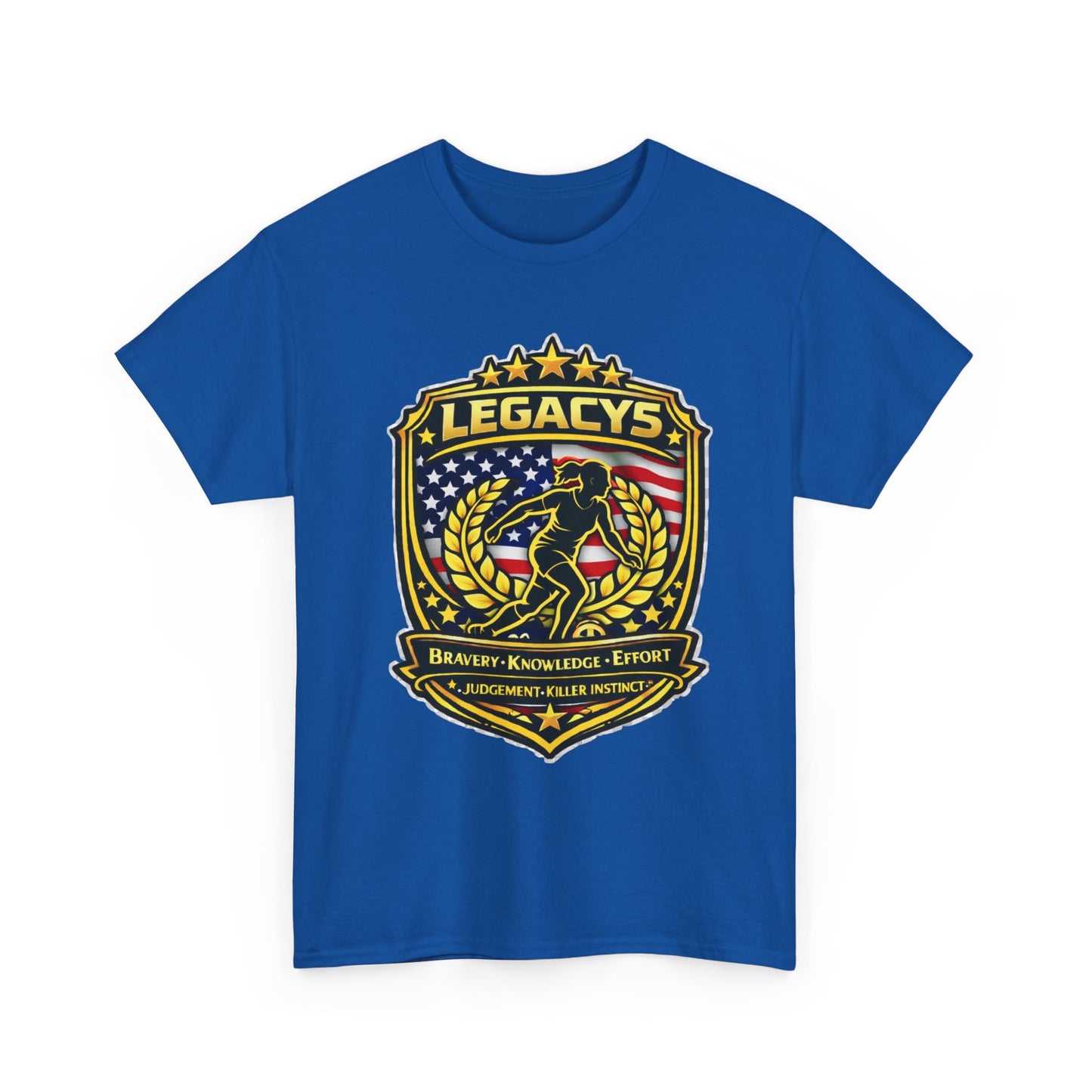 Soccer - Female Silhouette Legacy Shield T-Shirt