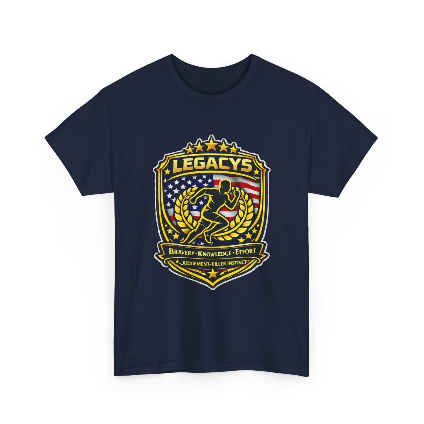 Cross Country / Track - Male Silhouette Legacy Shield T-Shirt