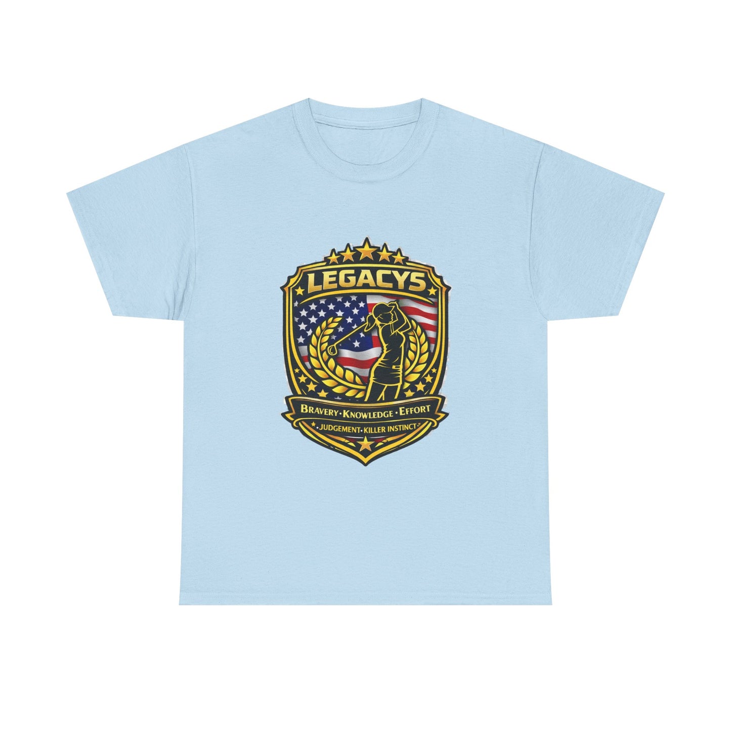 Golf- Female Silhouette -Legacy Shield T-Shirt