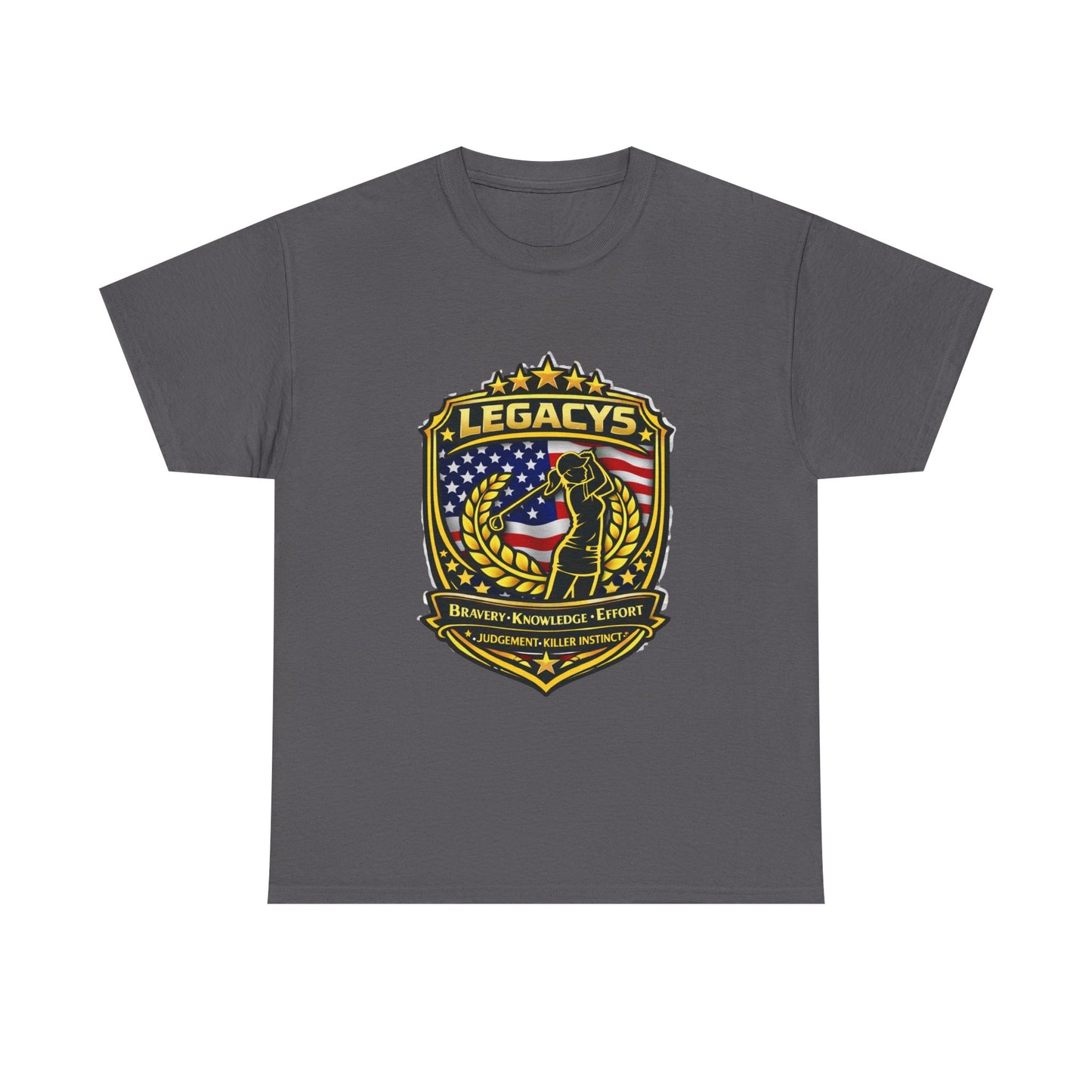 Golf- Female Silhouette -Legacy Shield T-Shirt
