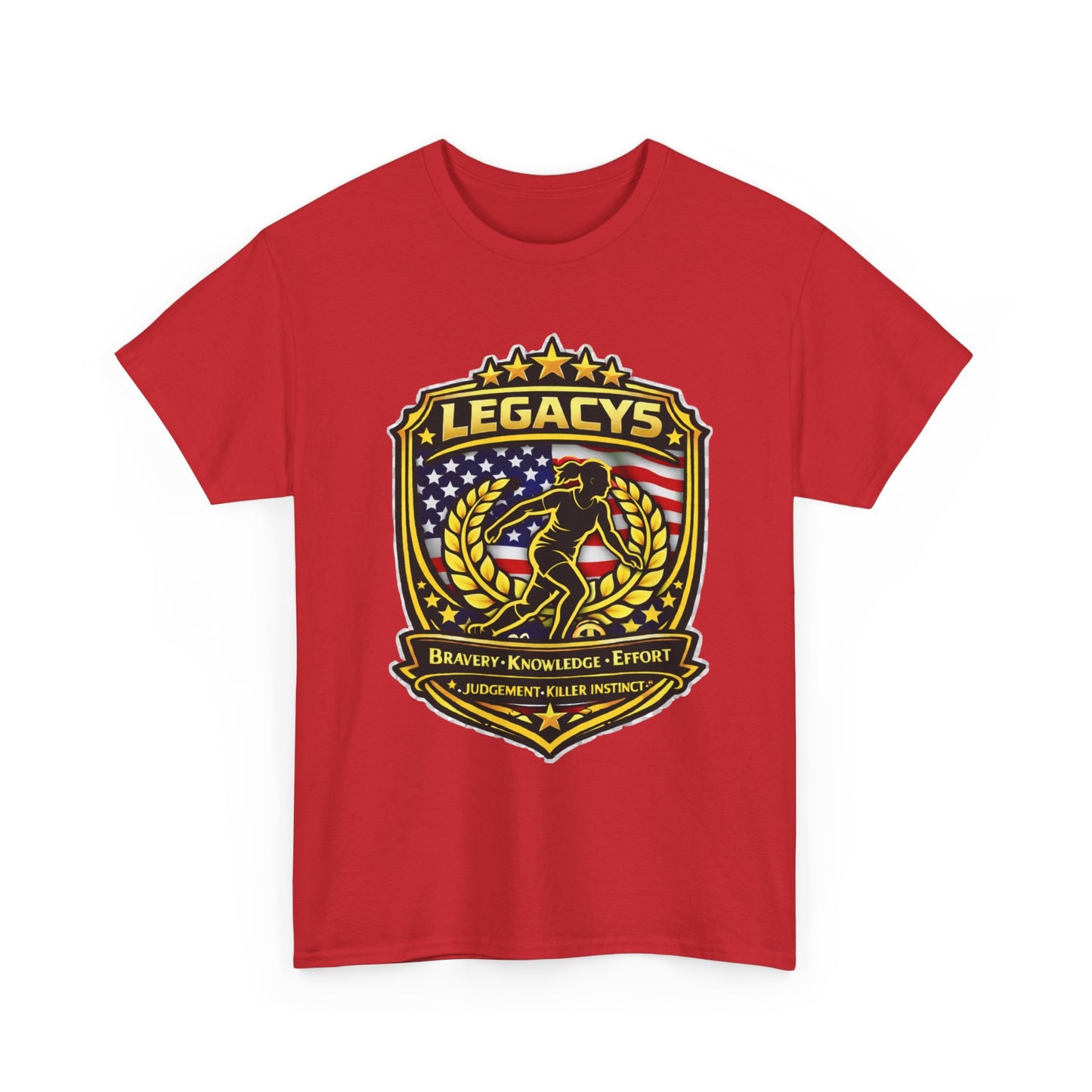 Soccer - Female Silhouette Legacy Shield T-Shirt