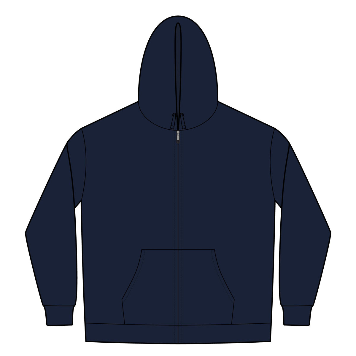 Heavyweight Sherpa-Lined Hooded Fleece Jacket