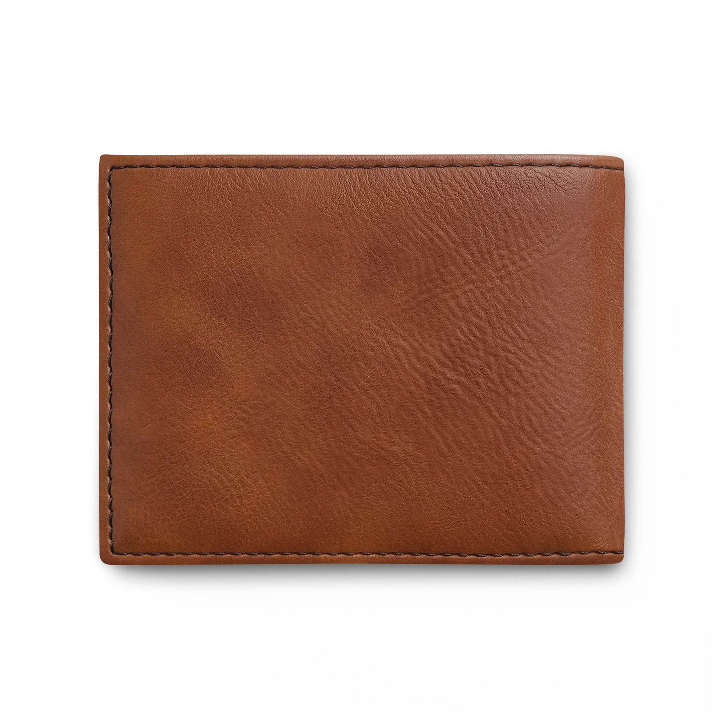 DAD. Embroidered Bi-Fold Wallet — Slim Leather Flip Wallet for Fathers, Father’s Day Gift