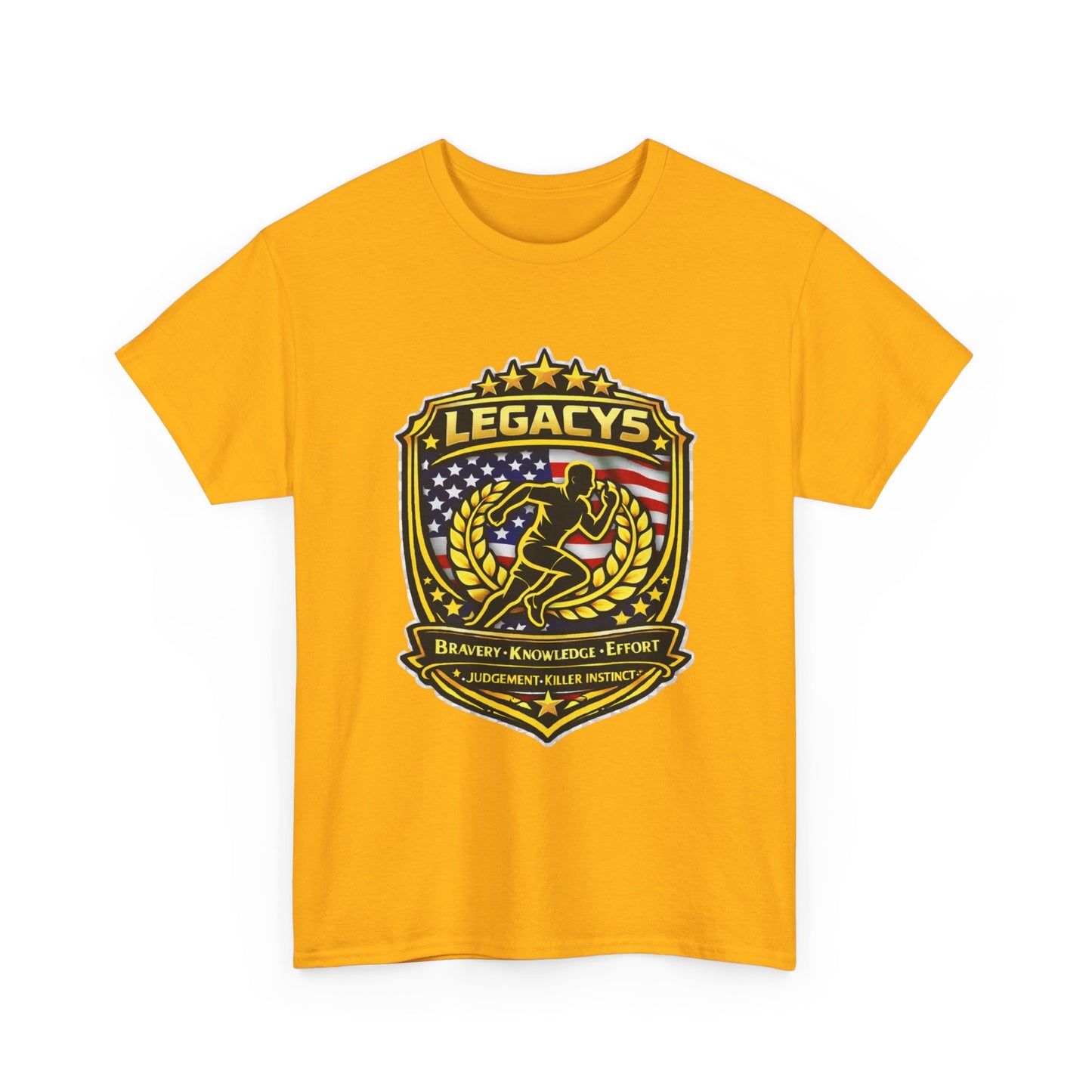 Cross Country / Track - Male Silhouette Legacy Shield T-Shirt