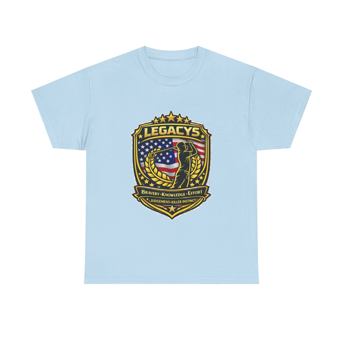Golf - Male Silhouette Legacy Shield T-Shirt