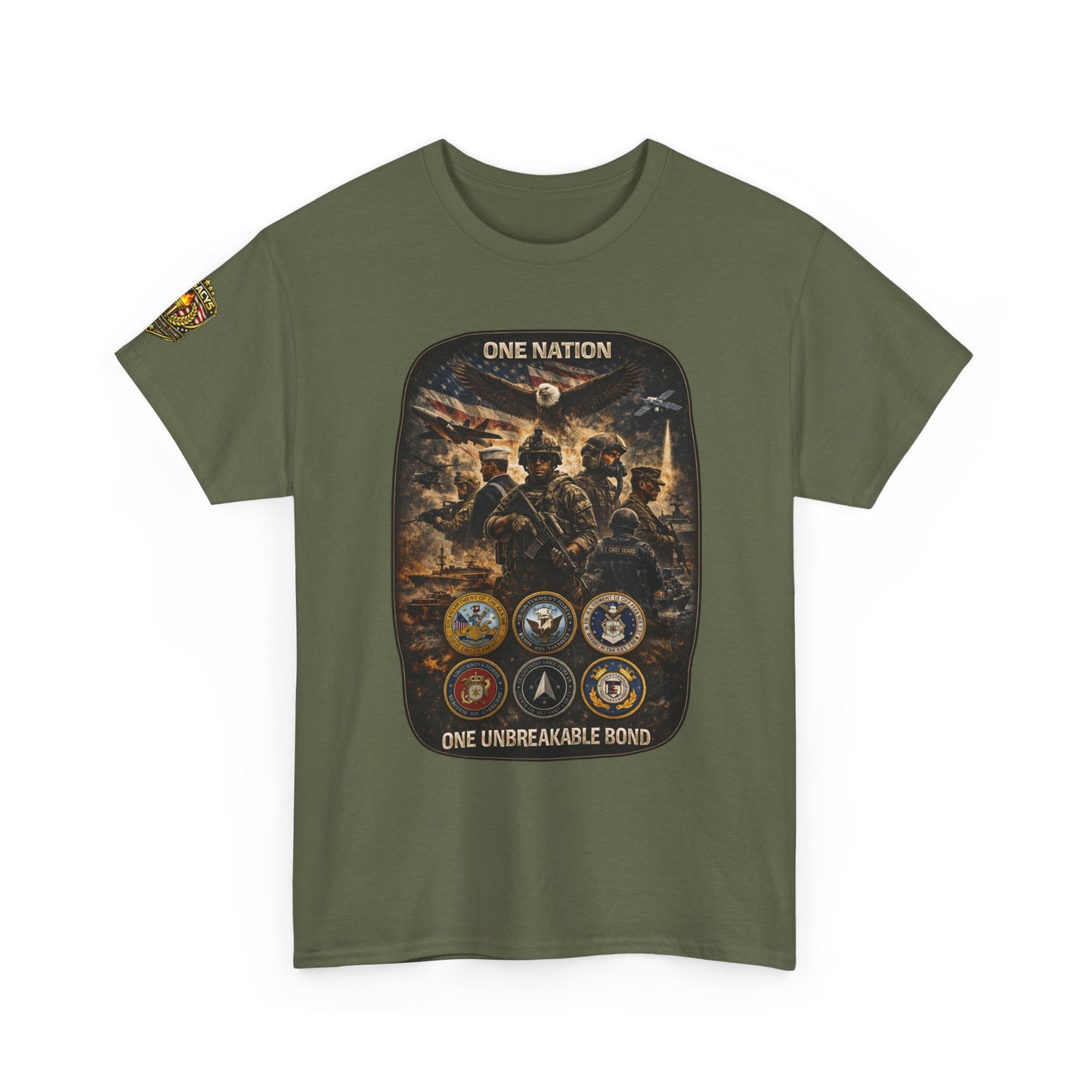 Military "One Nation, One Unbreakable Bond" T-shirt