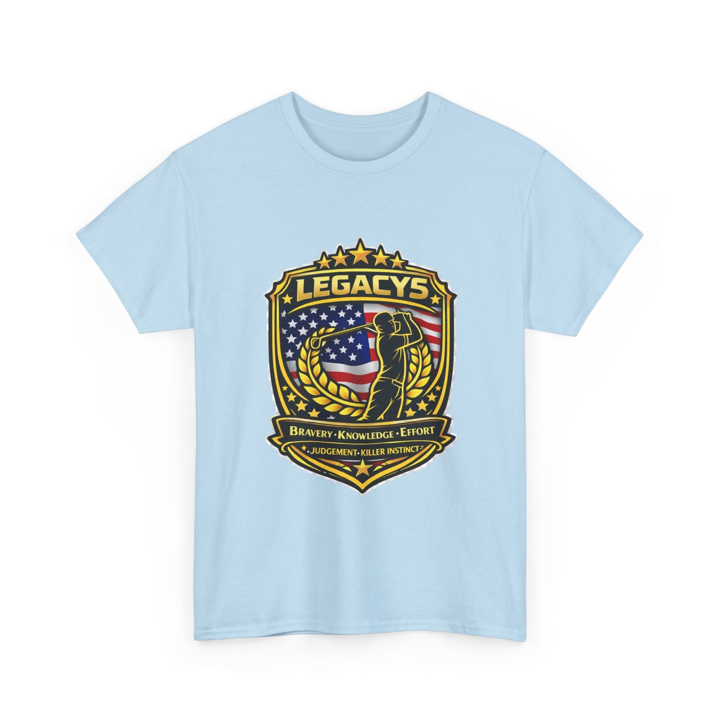 Golf - Male Silhouette Legacy Shield T-Shirt