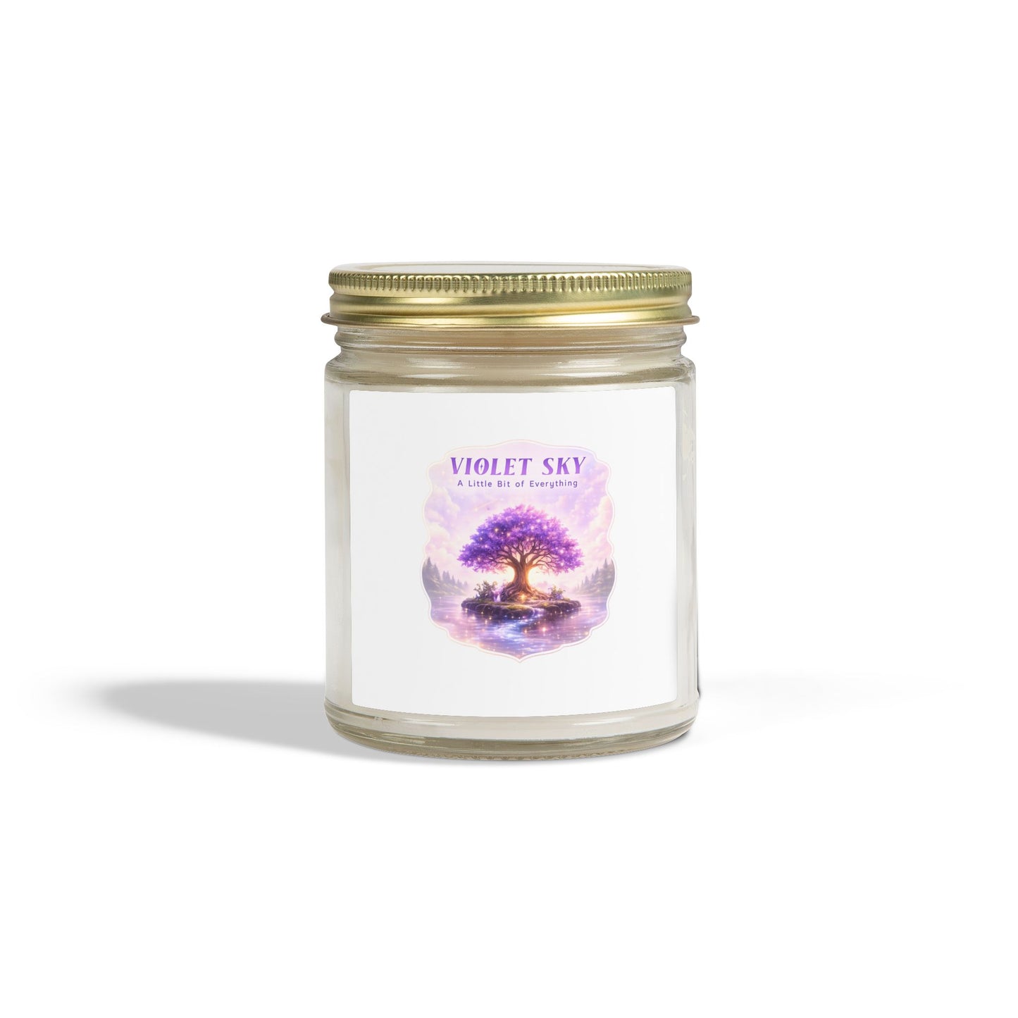 Scented Candle — Violet Sky Coconut Apricot Wax (4oz & 9oz)