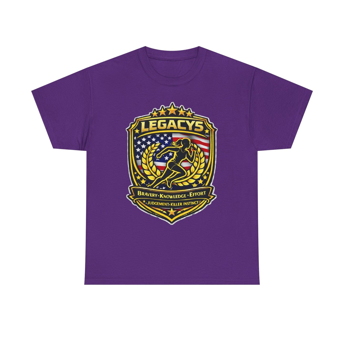 Cross Country/ Track - Female Silhouette Legacy Shield T-Shirt