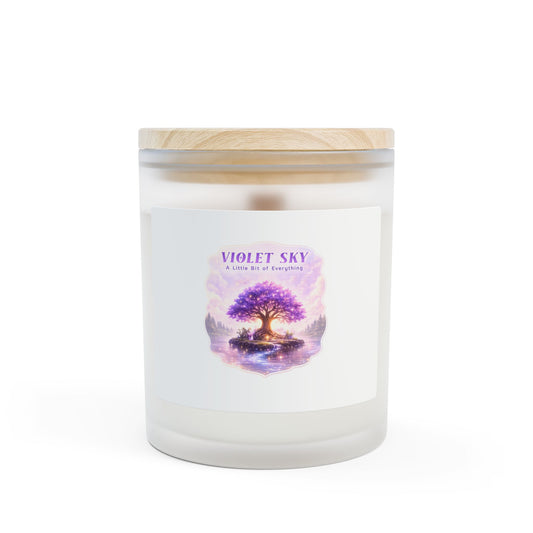 Frosted Glass Candle, 11oz