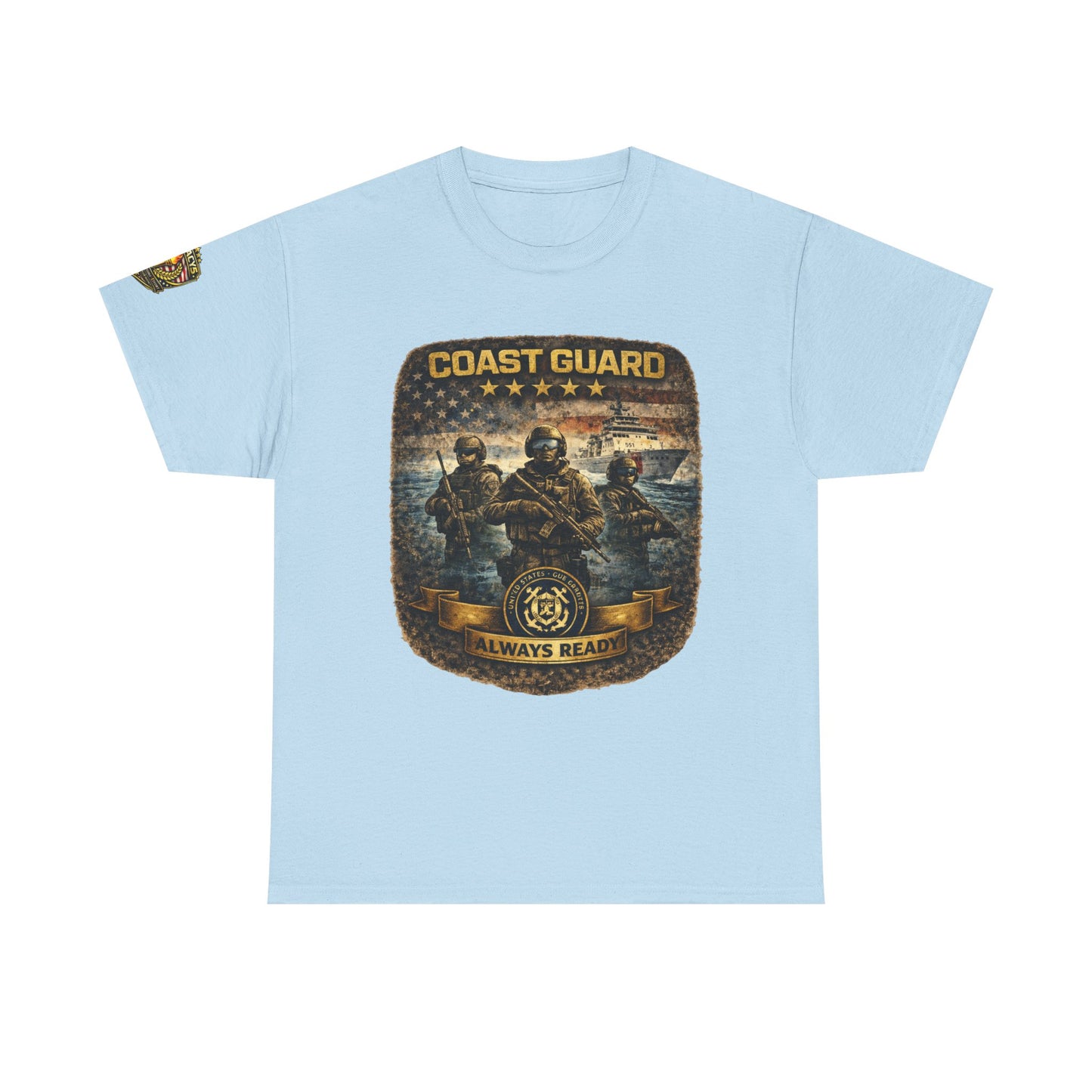 Coast Guard "Always Ready" â€” Military Tribute Tee w/ Legacy 5 Brand Crest