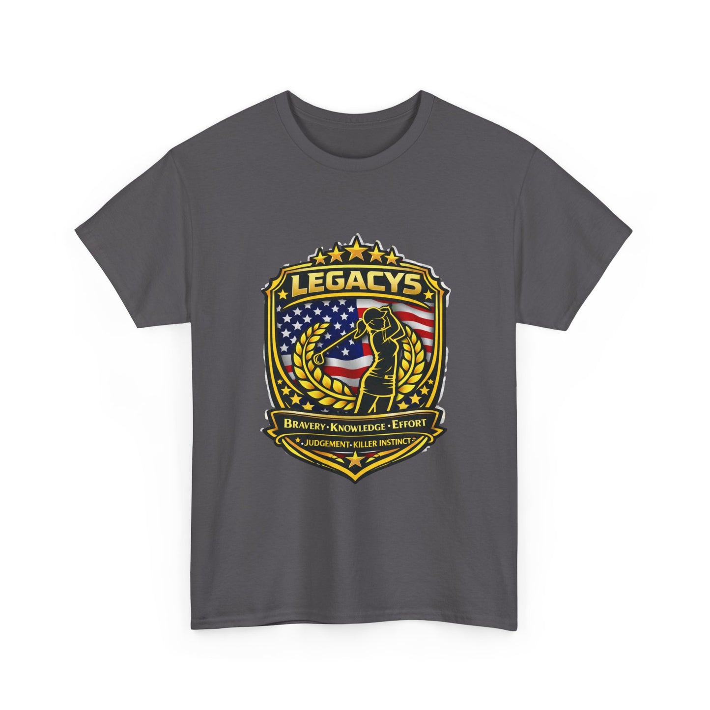 Golf- Female Silhouette -Legacy Shield T-Shirt