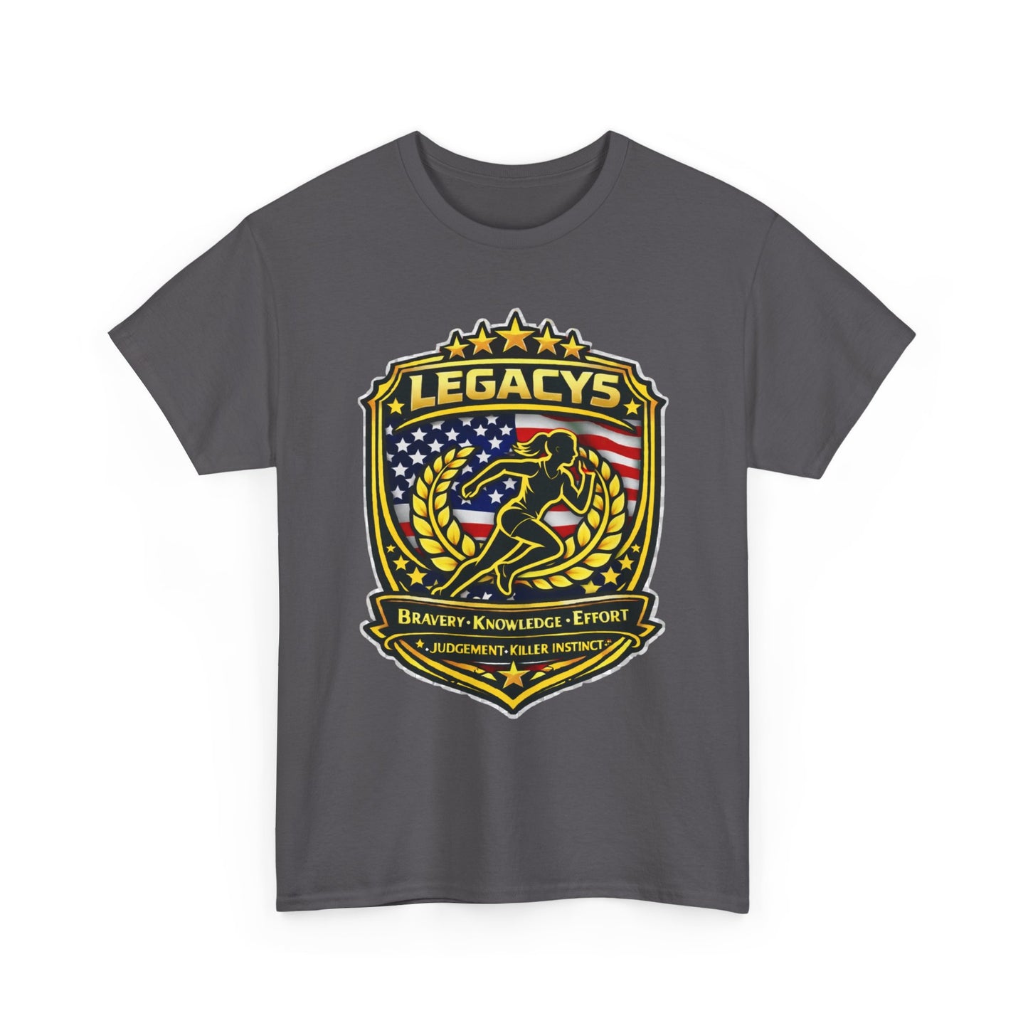 Cross Country/ Track - Female Silhouette Legacy Shield T-Shirt